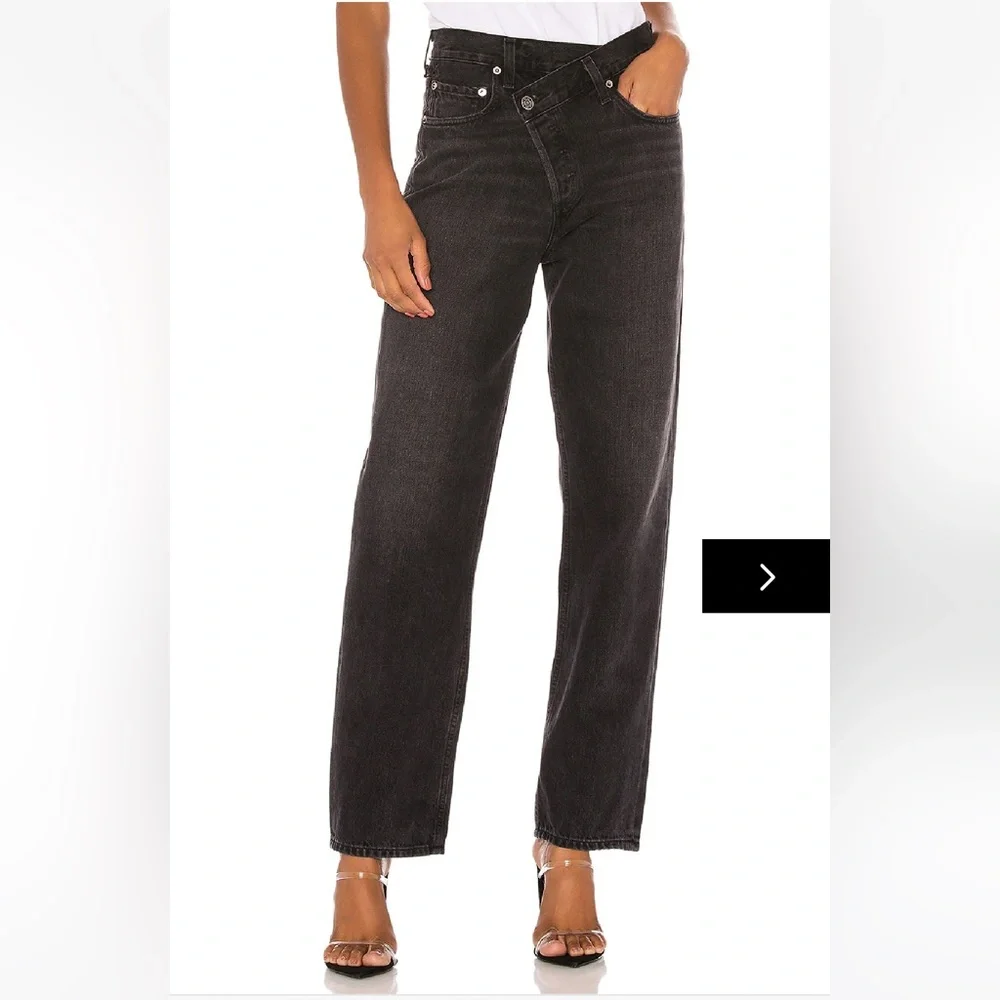 AGOLDE Criss Cross Jeans in Savage
